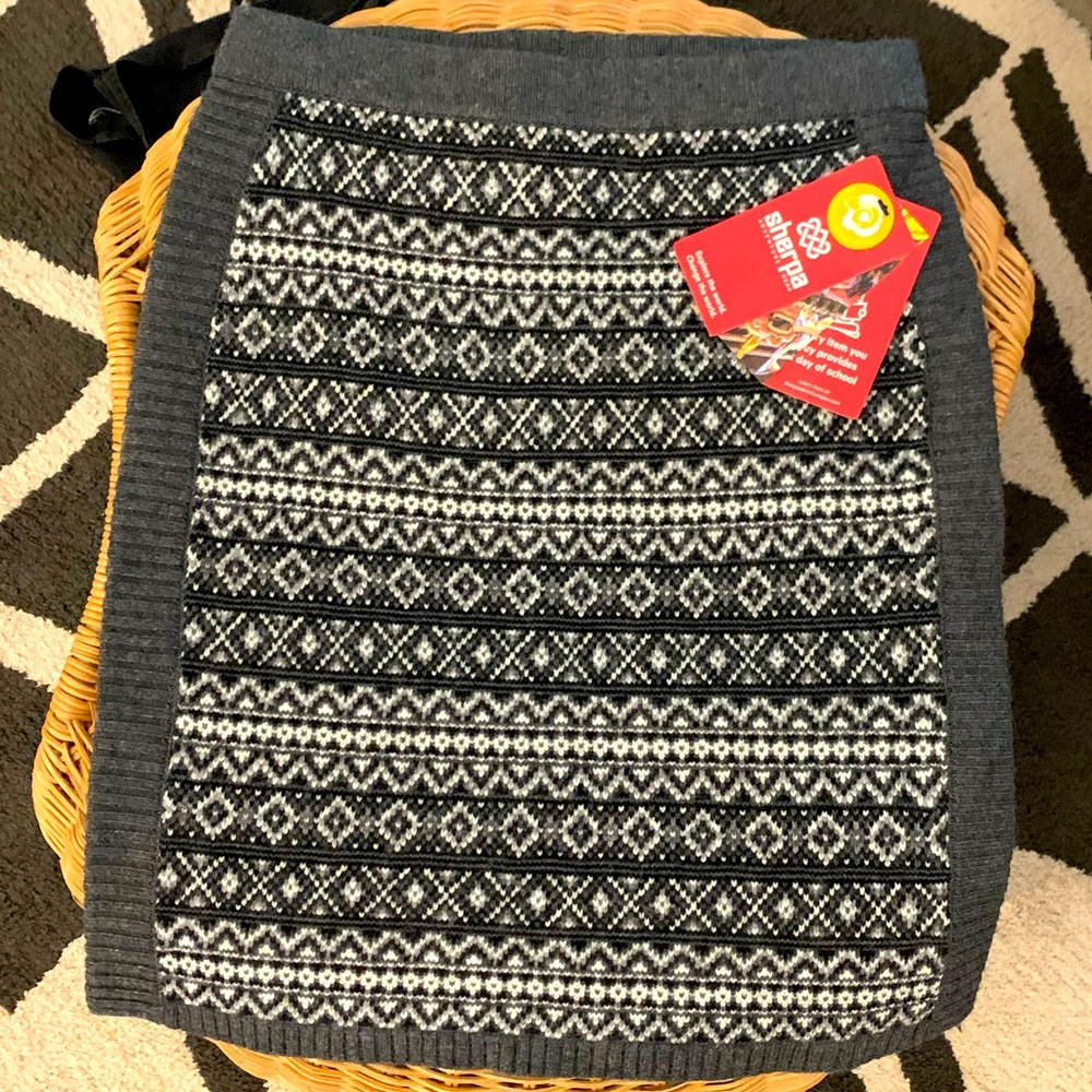 Merino Wool Sherpa Adventure Gear Cozy Skirt
